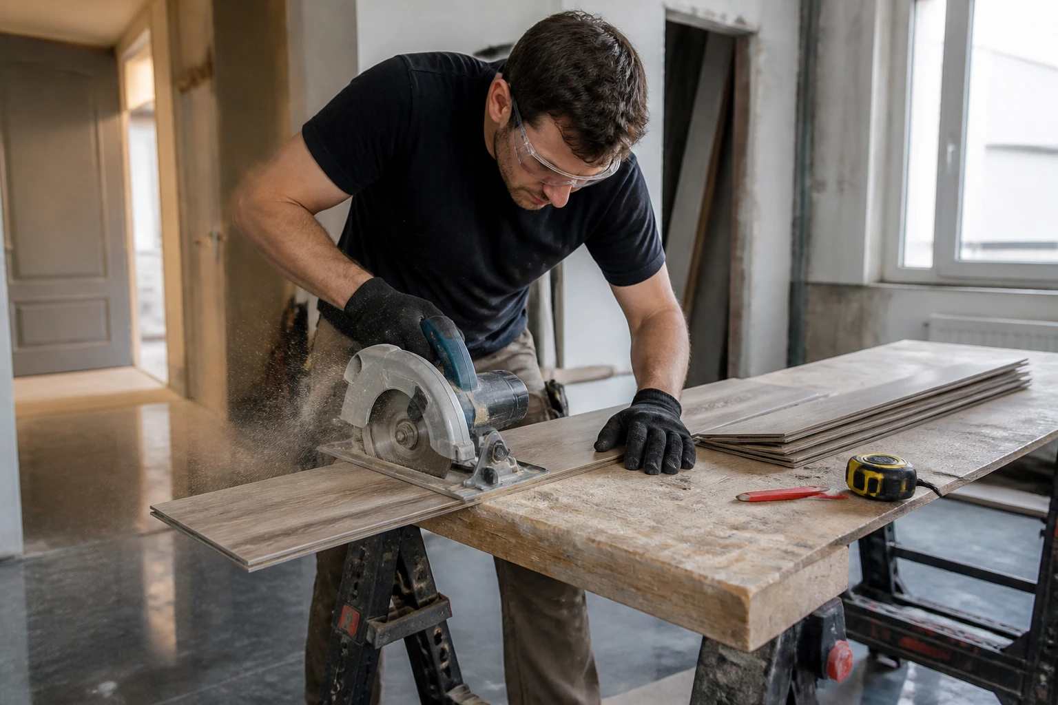 Comment couper du parquet stratifié sans éclat