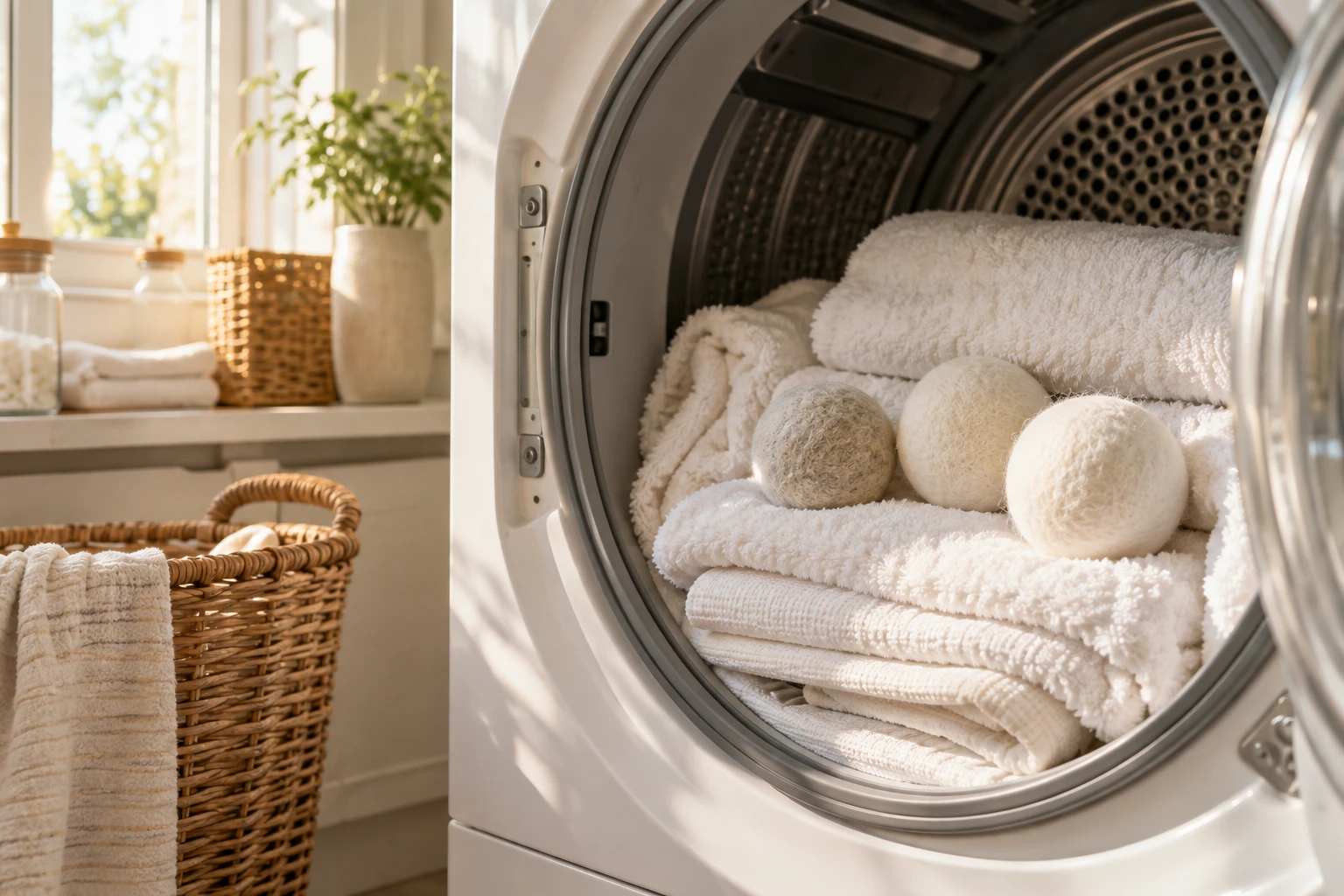 Par quoi remplacer la balle de tennis dans le sèche-linge