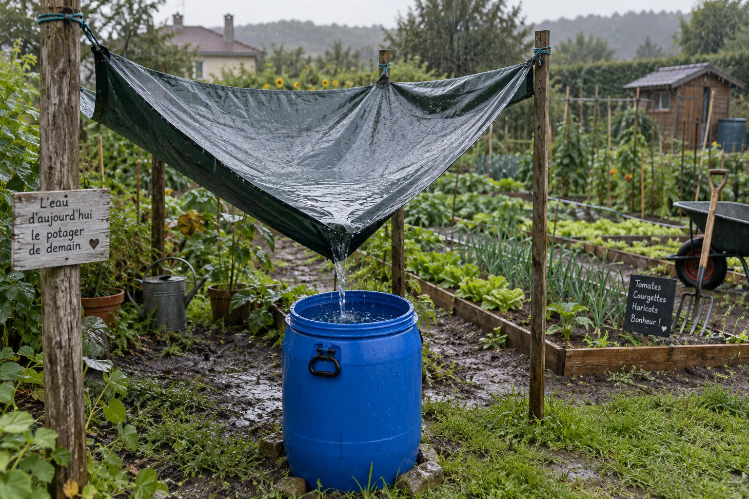 Récupérer l&rsquo;eau de pluie sans récupérateur : méthodes gratuites