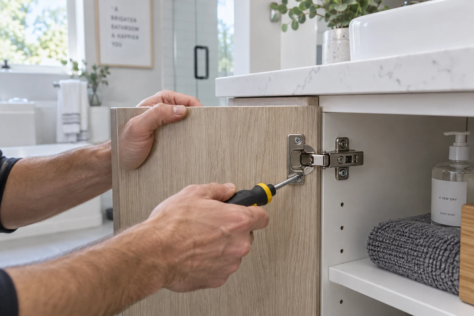 Changer les portes d’un meuble de salle de bain : le guide complet